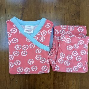 Hanna Anderson Organic Pajamas girls size 8 (130)